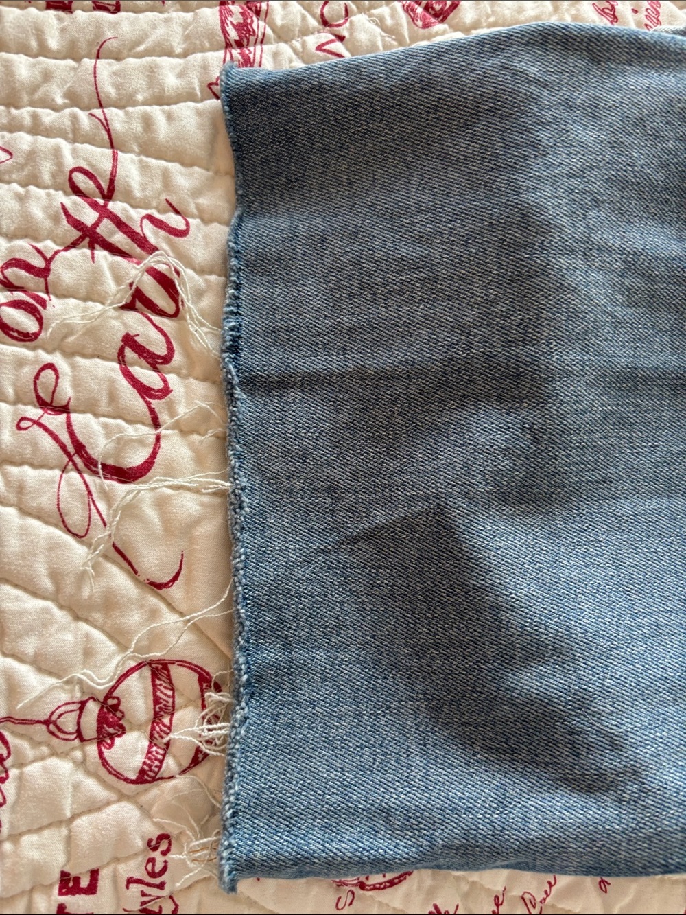 Good American Medium Wash Distressed Crop Mini Boot Jeans SIZE 18 - Picture 12 of 12